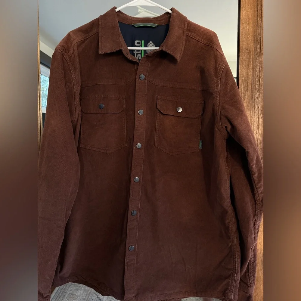 Stio Men's Dark Brown Shirt Jacket - Picture 1 of 6